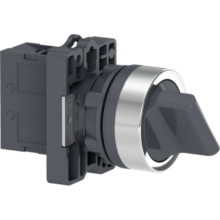 Schneider Electric XA2ED41, Harmony Stil 2, Siyah, Geri Dönüşlü Mandal Buton, 0-1 Konumlu, 1NA, 22mm