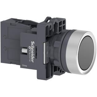 Schneider Electric XA2EH021, Harmony Stil 2, Siyah, Kalıcı Buton, 1NA, 22mm