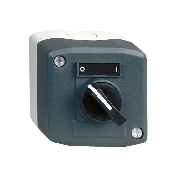Schneider Electric XALD134, Harmony XALD, Siyah, Kutulu Mandal Buton, 0-1 Konumlu, 1NA
