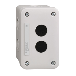 Schneider Electric XALE2, Harmony XALE, 2 Adet 22mm XB7 Buton için Boş Buton Kutusu, Açık Gri