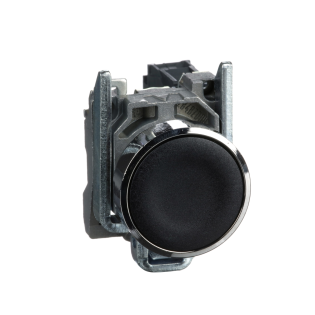 Schneider Electric XB4BA21, Harmony Stil 4, Siyah, Yaylı Buton, 1NA, 22mm