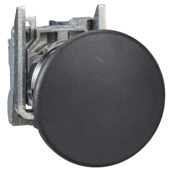 Schneider Electric XB4BC21, Harmony Stil 4, Siyah, 40mm Mantar Kafalı Yaylı Buton, 1NA, 22mm