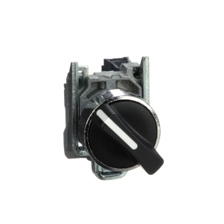 Schneider Electric XB4BD21, Harmony Stil 4, Siyah, Mandal Buton, 0-1 Konumlu, 1NA, 22mm