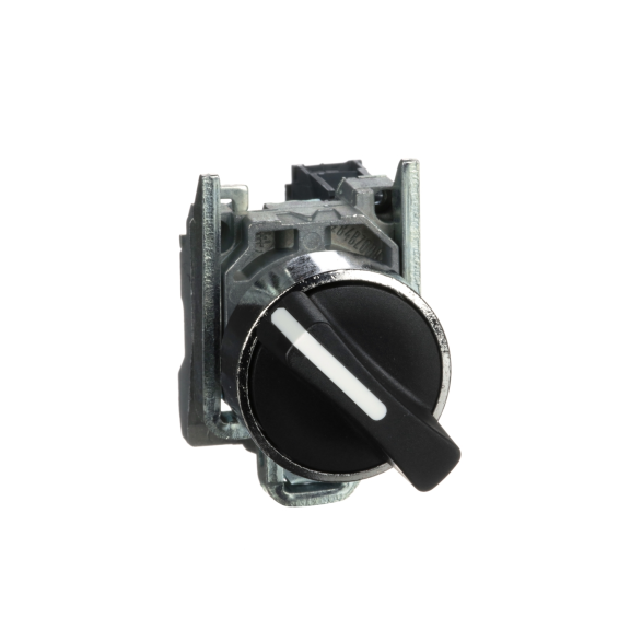 Schneider Electric XB4BD21, Harmony Stil 4, Siyah, Mandal Buton, 0-1 Konumlu, 1NA, 22mm