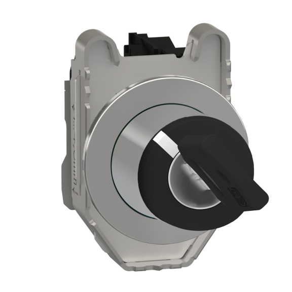 Schneider Electric XB4FG21, Harmony Plus Stil 4, Siyah, Kilitli Mandal Buton, 0-1 Konumlu, 1NA, 30mm