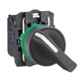 Schneider Electric XB5AJ21, Harmony Stil 5, Siyah, Uzun Mandallı Buton, 0-1 Konumlu, 1NA, 22mm