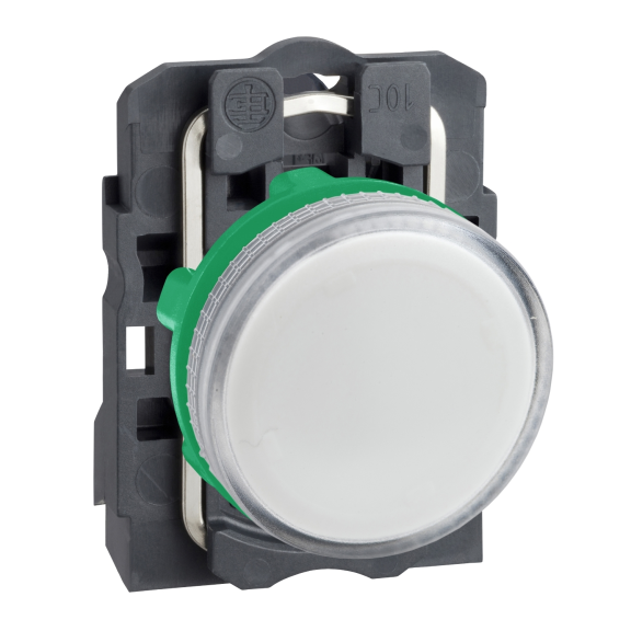 Schneider Electric XB5AV61, Harmony Stil 5, Beyaz, Sinyal Lambası, Ampülsüz, 22mm
