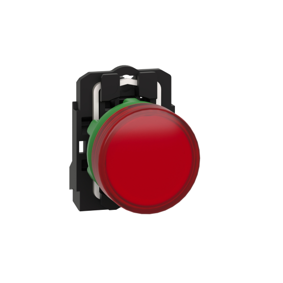 Schneider Electric XB5AVB4, Harmony Stil 5, Kırmızı, Sinyal Lambası, 24 Volt AC/DC, 22mm