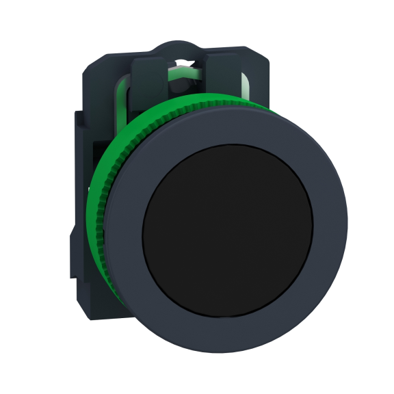 Schneider Electric XB5FA21, Harmony Plus Stil 5, Siyah, Yaylı Buton, 1NA, 30mm