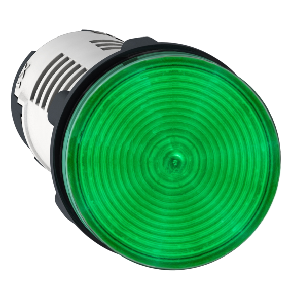 Schneider Electric XB7EV03BP, Harmony Stil 7, Yeşil, Monoblok Sinyal Lambası, 24 Volt AC/DC, 22mm
