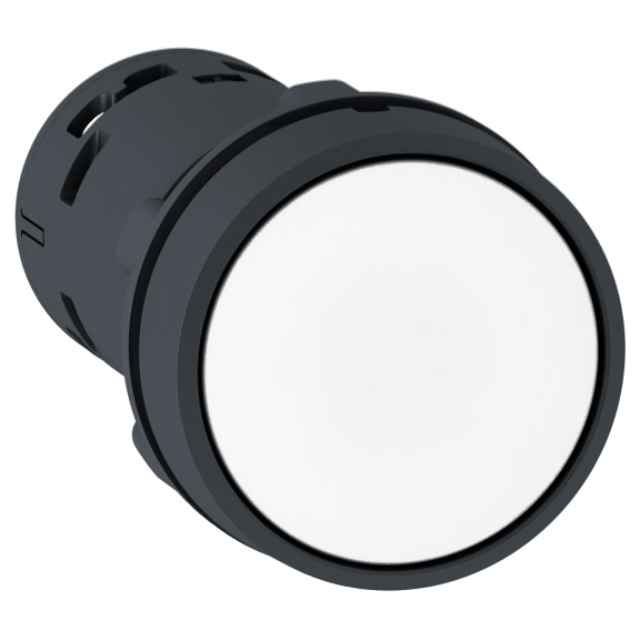 Schneider Electric XB7NA11, Harmony Stil 7, Beyaz, Monoblok Yaylı Buton, 1NA, 22mm