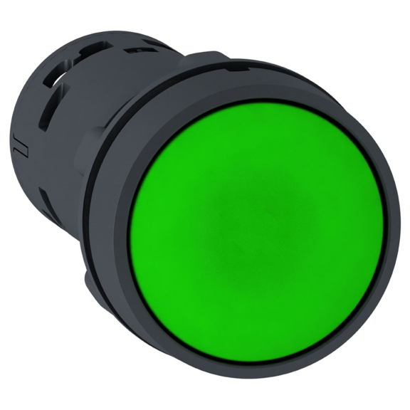 Schneider Electric XB7NH31, Harmony Stil 7, Yeşil, Monoblok Kalıcı Buton, 1NA, 22mm