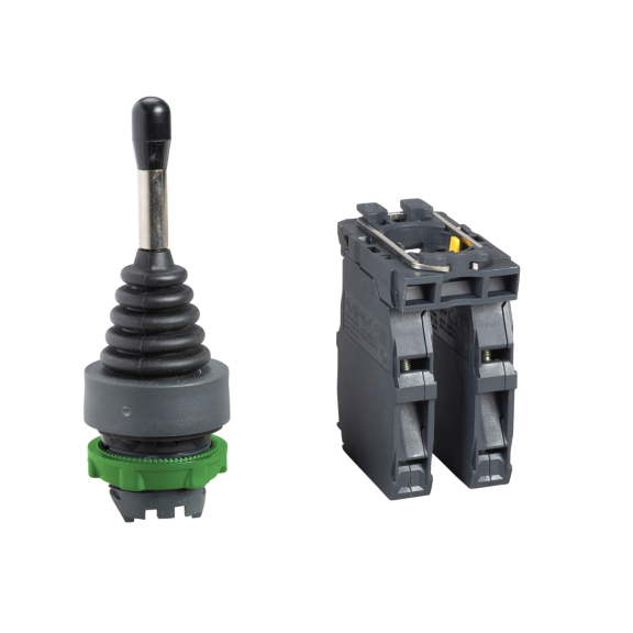 Schneider Electric XD5PA24, Harmony Stil 5, JoyStick Kontorolcü, 4 Yönlü, Yaylı, 22mm