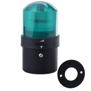 Schneider Electric XVBL0B3, Harmony XVB, Işıklı İkaz Lambası, Kalıcı Işıklı, Yeşil, Ledli, 24 Volt AC/DC
