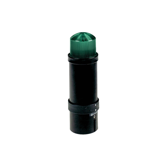 Schneider Electric XVBL8B3, Harmony XVB, Işıklı İkaz Lambası, Flaşör Işıklı, Yeşil, Ledli, 24 Volt AC/DC, 10 joule, Deşarj Tüplü