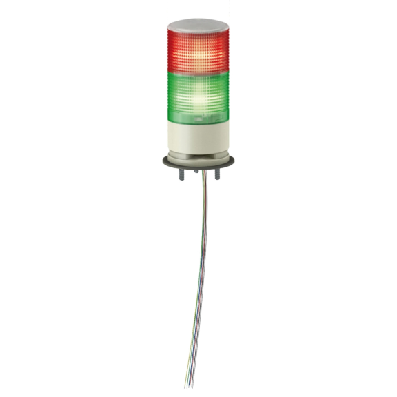 Schneider Electric XVGB2W, Easy Harmony XVG, Monoblok Doğrudan Bağlantılı Işıklı Kolon, 2 Katlı, Yeşil ve Kırmızı Ledli, 24 Volt AC/DC