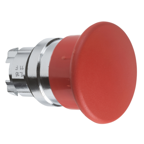 Schneider Electric ZB4BC4, Harmony Stil 4, Kırmızı, 40mm Yaylı Mantar Buton Kafası, 22mm