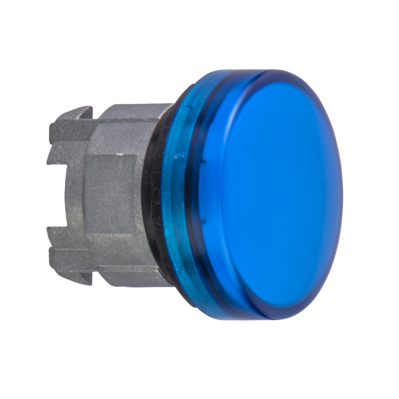 Schneider Electric ZB4BV06, Harmony Stil 4, XB4BV6 Serisi Sinyal Lambası için Kafa, Mavi