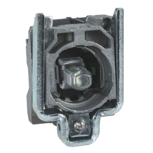 Schneider Electric ZB4BW0B53, Harmony Stil 4, Işıklı Butonlar ve Mandal Butonlar için LED'li ve 2NA Kontaklı Gövde, Sarı, 24 Volt AC/DC