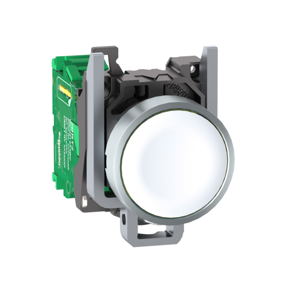 Schneider Electric ZB4RTA1, Harmony XB5R, Beyaz, Kablosuz Yaylı Buton, Metal Seri, Verici Dahil, 22mm