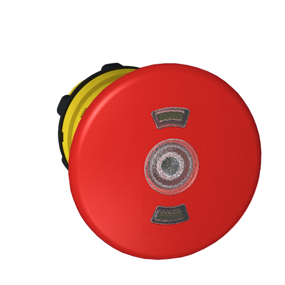 Schneider Electric ZB5AT8643M, Harmony Stil 5, Kırmızı, Işıklı Acil Stop Buton Kafası, 22mm