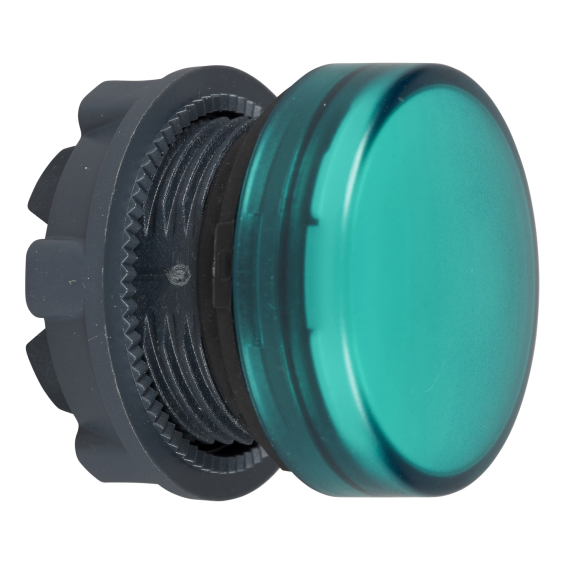 Schneider Electric ZB5AV03, Harmony Stil 5, XB5AV6 Serisi Sinyal Lambası için Kafa, Yeşil