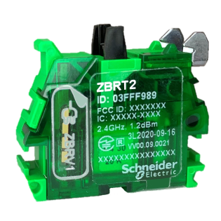 Schneider Electric ZBRT2, Harmony XB5R, Butona Basıldığında Çıkış SET Eden, Butondan El Çekildiğinde Çıkış Reset Eden, Verici Kontak Blok