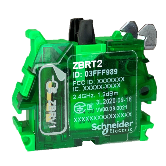 Schneider Electric ZBRT2, Harmony XB5R, Butona Basıldığında Çıkış SET Eden, Butondan El Çekildiğinde Çıkış Reset Eden, Verici Kontak Blok