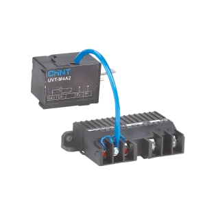 Chint 203834, NXM-63 ve NXM-125 Kompakt Şalterler için UVT-M1 Düşük Gerilim Bobini, 230 Volt AC, Sol Montaj