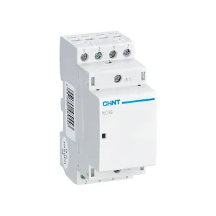 Chint 256087, NCH8 Serisi, 20 Amper, 2NA+2NK, Sessiz Kontaktör, 220-230 Volt AC