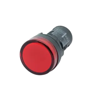 Chint 500507, EKO Serisi, Kırmızı, Monoblok Sinyal Lambası, 220 Volt DC, 22mm