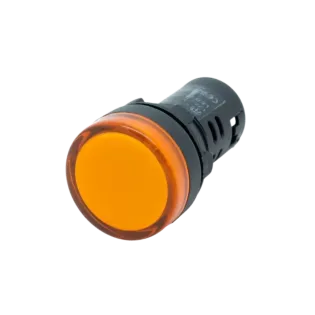 Chint 500509, EKO Serisi, Sarı, Monoblok Sinyal Lambası, 220 Volt DC, 22mm
