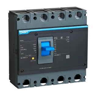 Chint 844315, NXM Serisi, 1250 Amper, 4 Kutuplu, 70 kA, Kompakt Şalter, NXM-1250H/4300TB