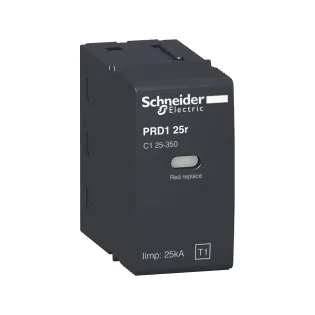 Schneider Electric 16315, C1 25-350, PRD1r 25r AG Parafudrları İçin Kartuş, Tip 1