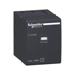Schneider Electric 16317, C1 Nötr-350, PRD1r ve PRD1r 25r AG Parafudrları İçin Nötr Kartuşu