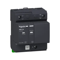 Schneider Electric 16330, Acti 9 PRD1 25r, Kartuşlu Tip, AG Parafudr, 1 Kutup+Nötr, Tip 1+Tip 2, B ve C Sınıfı, 100 kA