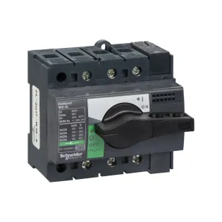 Schneider Electric 28900, ComPact INS, 40 Amper, 3 Kutuplu, Siyah Yük Ayırıcı, 15 kA, INS40