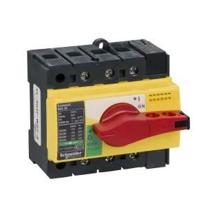 Schneider Electric 28916, ComPact INS, 40 Amper, 3 Kutuplu, Kırmızı-Sarı Yük Ayırıcı, 15 kA, INS40