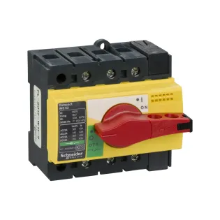 Schneider Electric 28918, ComPact INS, 63 Amper, 3 Kutuplu, Kırmızı-Sarı Yük Ayırıcı, 15 kA, INS63