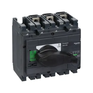 Schneider Electric 31106, ComPact INS, 250 Amper, 3 Kutuplu, Siyah Yük Ayırıcı, 30 kA, INS250