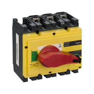 Schneider Electric 31126, ComPact INS, 250 Amper, 3 Kutuplu, Kırmızı-Sarı Yük Ayırıcı, 30 kA, INS250