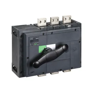 Schneider Electric 31332, ComPact INS, 1000 Amper, 3 Kutuplu, Siyah Yük Ayırıcı, 75 kA, INS1000