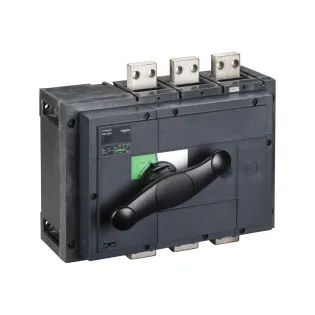 Schneider Electric 31334, ComPact INS, 1250 Amper, 3 Kutuplu, Siyah Yük Ayırıcı, 75 kA, INS1250