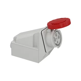 Schneider Electric 81182, Pratika, 4x63 Amper, 3P+T, Duvar Prizi, Vida Bağlantılı, IP67