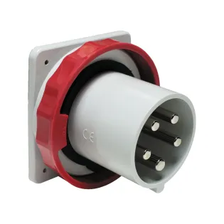 Schneider Electric 81882, Pratika, 4x63 Amper, 3P+T, Düz Makine Fişi, Vida Bağlantılı, IP67