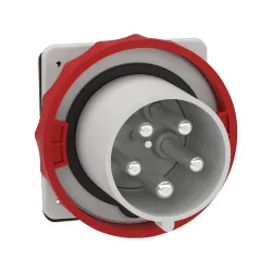 Schneider Electric 81895, Pratika, 5x125 Amper, 3P+N+T, Düz Makine Fişi, Vida Bağlantılı, IP67