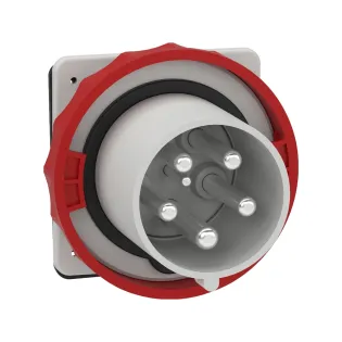 Schneider Electric 81895, Pratika, 5x125 Amper, 3P+N+T, Düz Makine Fişi, Vida Bağlantılı, IP67