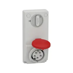 Schneider Electric 82036, Pratika, 5x16 Amper, 3P+N+T, Makine Prizi, Anahtarlı, IP44