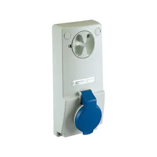 Schneider Electric 82042, Pratika, 3x32 Amper, 2P+T, Makine Prizi, Anahtarlı, IP44