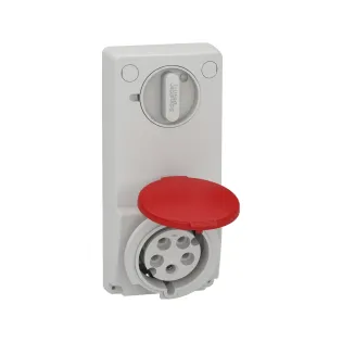 Schneider Electric 82047, Pratika, 5x32 Amper, 3P+N+T, Makine Prizi, Anahtarlı, IP44